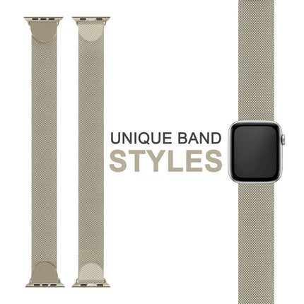 Milanaise Metall Armband für Apple Watch SE/8/7/6/5/4/3/2/1, 38/40/41mm