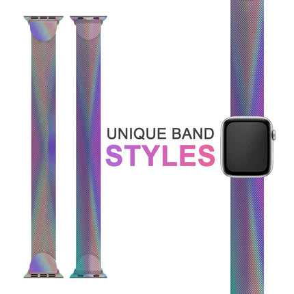 Milanaise Metall Armband für Apple Watch SE/8/7/6/5/4/3/2/1, 38/40/41mm