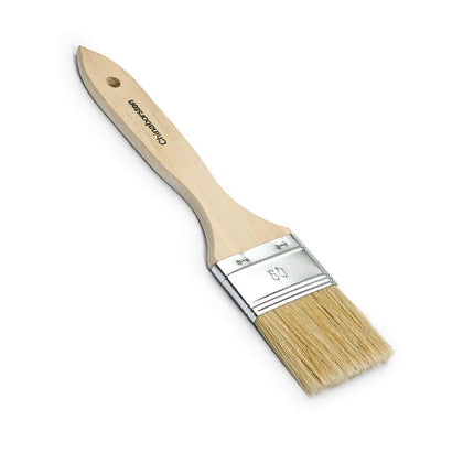 Nölle Profi Brush Flachpinsel 1. Stärke helle Borstenmischung Zwinge Weißblech