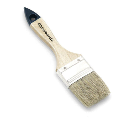 Nölle Profi Brush Flachpinsel 5. Stärke helle Borstenmischung Zwinge Weißblech