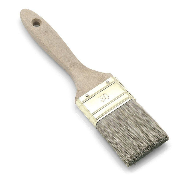 Nölle Profi Brush Lasurpinsel hochwertige dunkle Spezial-Borstenmischung Zwinge vermessingt