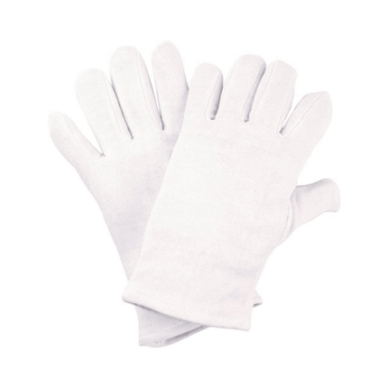 NITRAS Baumwoll-Trikot-Handschuhe, weiß, OEKO-TEX Baumwoll-Trikot | Packung (12 Paare)