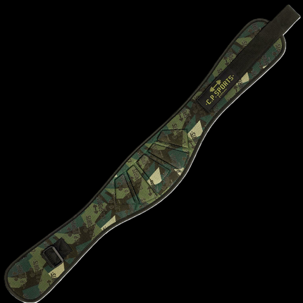 Gewichtshebegürtel /Profi /Ultraleichtgürtel Camouflage Grün - T7-3 - C.P. Sports