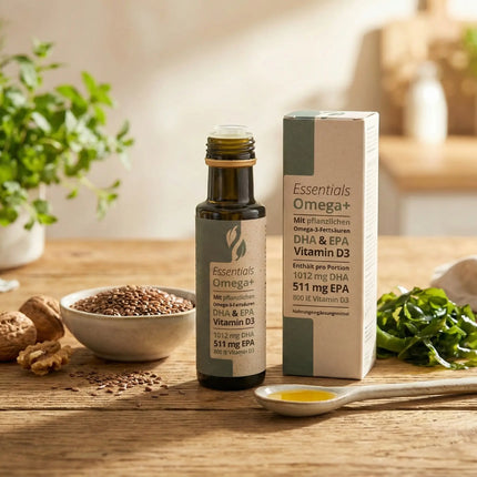 Omega+ Öl – hochkonzentriert mit DHA, EPA & Vitamin D3