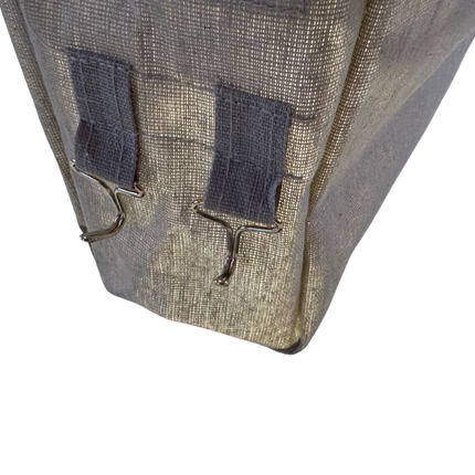 Hängetasche Organizer aus Baumwolle und Leinen in grau für´s Wohnmobil