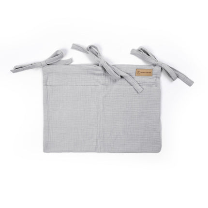Babybett Organizer Musselin - Aufbewahrung fürs Babyzimmer