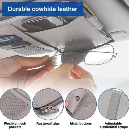 Organizer für Auto/Camper Sonnenblende, Sonnenbrillen Halter, Kartenhalter