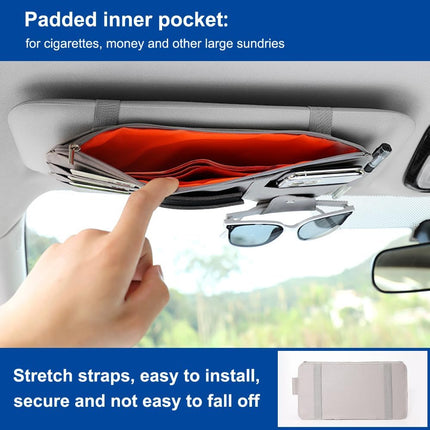 Organizer für Auto/Camper Sonnenblende, Sonnenbrillen Halter, Kartenhalter