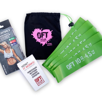 Fittools Mini Resistancebänder grün - 10 lbs