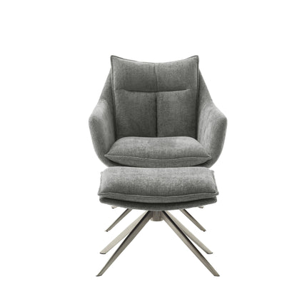 PARKER Loungesessel inkl. Hocker