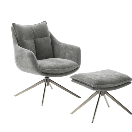 PARKER Loungesessel inkl. Hocker