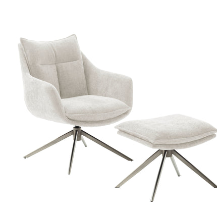 PARKER Loungesessel inkl. Hocker