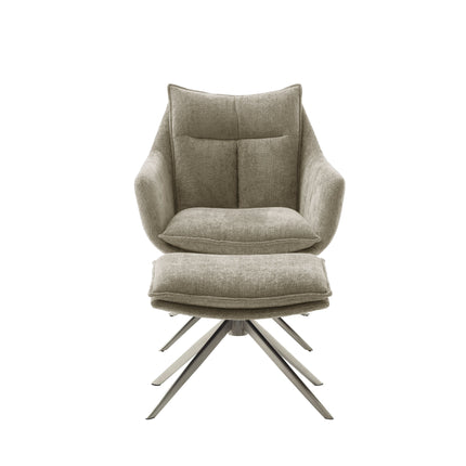 PARKER Loungesessel inkl. Hocker