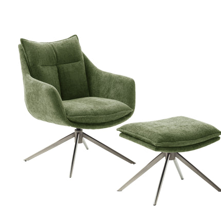 PARKER Loungesessel inkl. Hocker