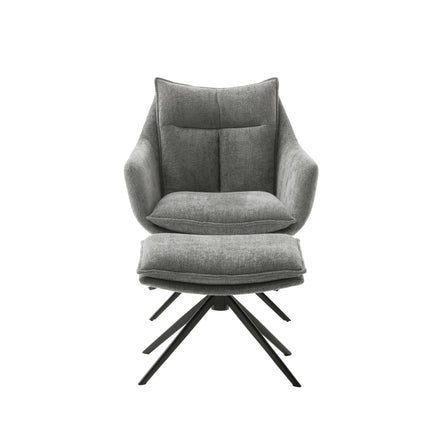 PARKER Loungesessel inkl. Hocker