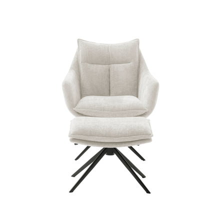 PARKER Loungesessel inkl. Hocker