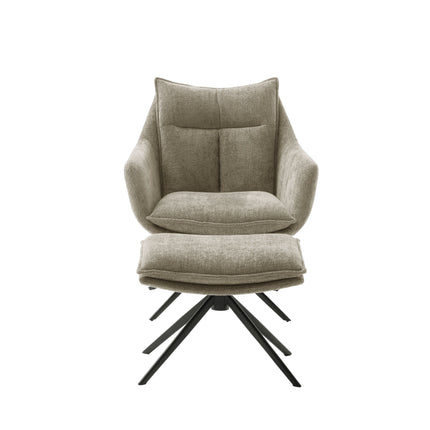 PARKER Loungesessel inkl. Hocker