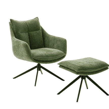 PARKER Loungesessel inkl. Hocker