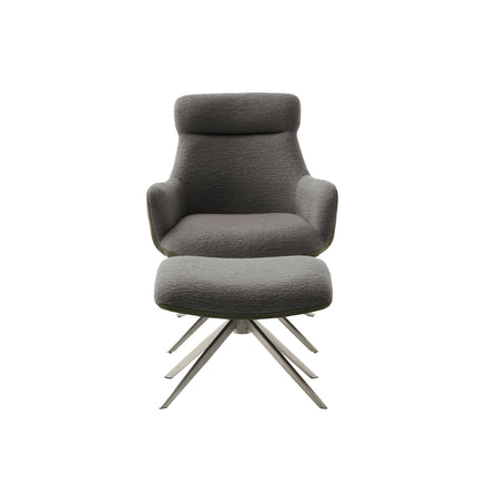 PELION Loungesessel inkl. Hocker