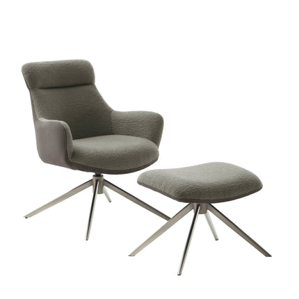 PELION Loungesessel inkl. Hocker