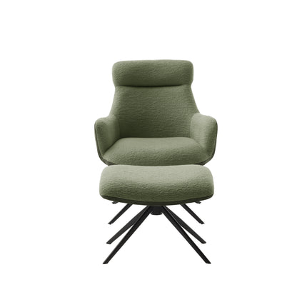 PELION Loungesessel inkl. Hocker