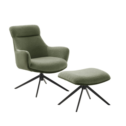 PELION Loungesessel inkl. Hocker