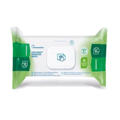 Dr. Schumacher Descosept Sensitive Wipes BIO | Packung (100 Tücher)