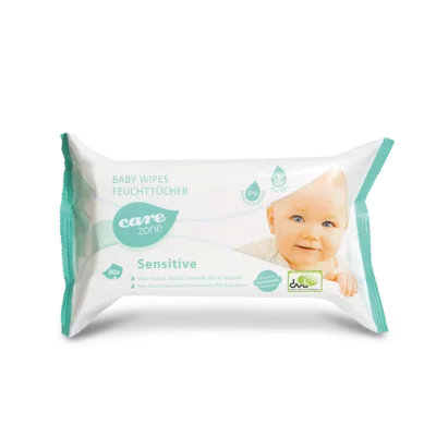 Dr. Schumacher CAREZONE BABYWIPES SENSITIVE | Packung (80 Tücher)
