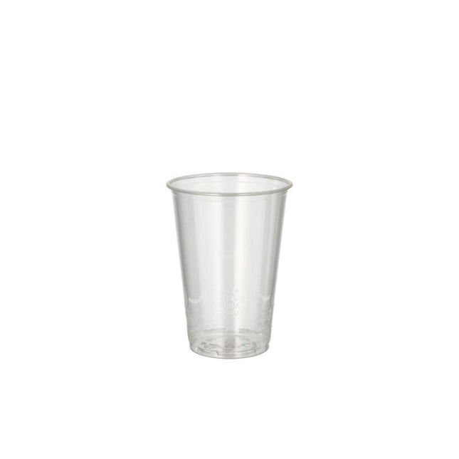 PAPSTAR Kaltgetränkebecher PLA "pure" glasklar, 0,2 l, Ø 7,03 cm | Packung (100 Stück)