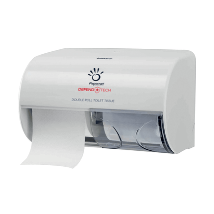 Papernet Dual Topa Kleinrollen Spender bis max. Ø ca.12,7cm , 150x150x260                          White | Packung (1 Stück)