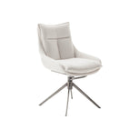 Creme / Edelstahl gebürstet / Ohne Armlehnen