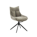 Cappuccino / Schwarz matt lackiert / Ohne Armlehnen