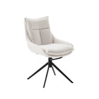 Creme / Schwarz matt lackiert / Ohne Armlehnen