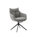 Anthrazit / Schwarz matt lackiert / Mit Armlehnen