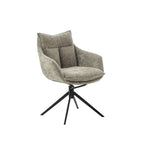 Cappuccino / Schwarz matt lackiert / Mit Armlehnen