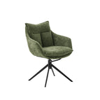 Olive / Schwarz matt lackiert / Mit Armlehnen