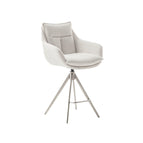 Creme / Edelstahl gebürstet