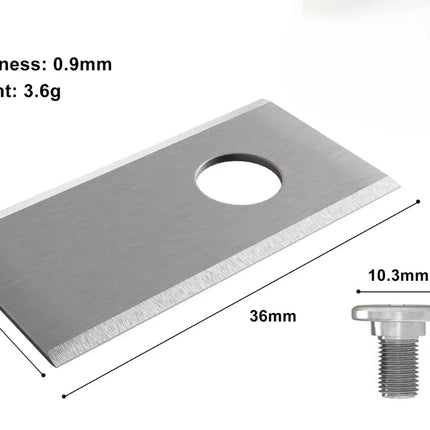 30x Edelstahl Messer für Parkside City Smart PAMRC 250 A1