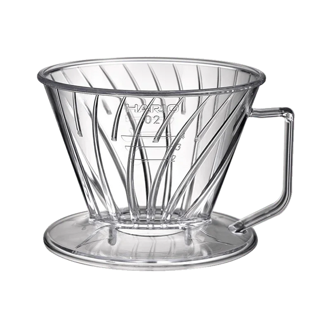 Hario Pegasus Dripper 02 – Clear Plastic Pour-Over Brewer