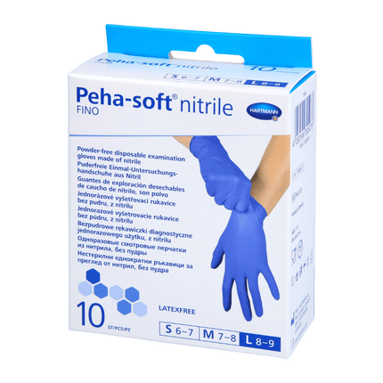Peha-soft® nitrile fino Einweghandschuhe, Faltschachtel