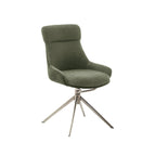 Olive / Edelstahl gebürstet / Ohne Armlehnen