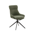 Olive / Schwarz matt lackiert / Ohne Armlehnen