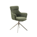 Olive / Edelstahl gebürstet / Mit Armlehnen