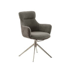 Schlamm / Edelstahl gebürstet / Mit Armlehnen