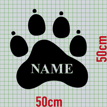 Pfötchen-Aufkleber für Wohnmobil , Camper, Wohnwagen, Van (2er- oder 3er-Set)