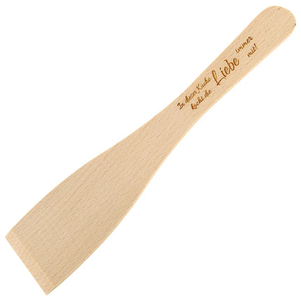 Pfannenwender mit Gravur aus Holz (30cm)