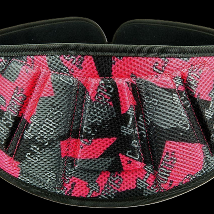 Gewichtshebegürtel /Profi-Ultraleichtgürtel -Camouflage Pink - T7-3 - C.P. Sports