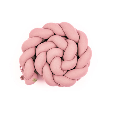 Bettschlange geflochten Musselin  – Kuschelige Bettumrandung