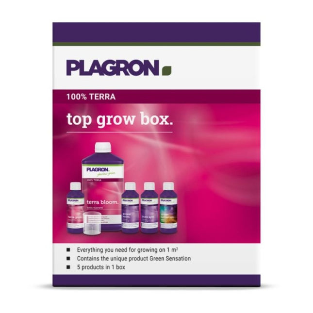 Plagron Top Grow Box 100% Terra - Anbauset für Erde | 1 Stück