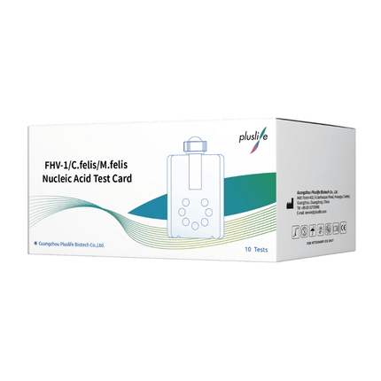Pluslife FHV-1/C- felis/M. felis, Nukleinsäure-Testkit für Haustier | Packung (5 Stück)